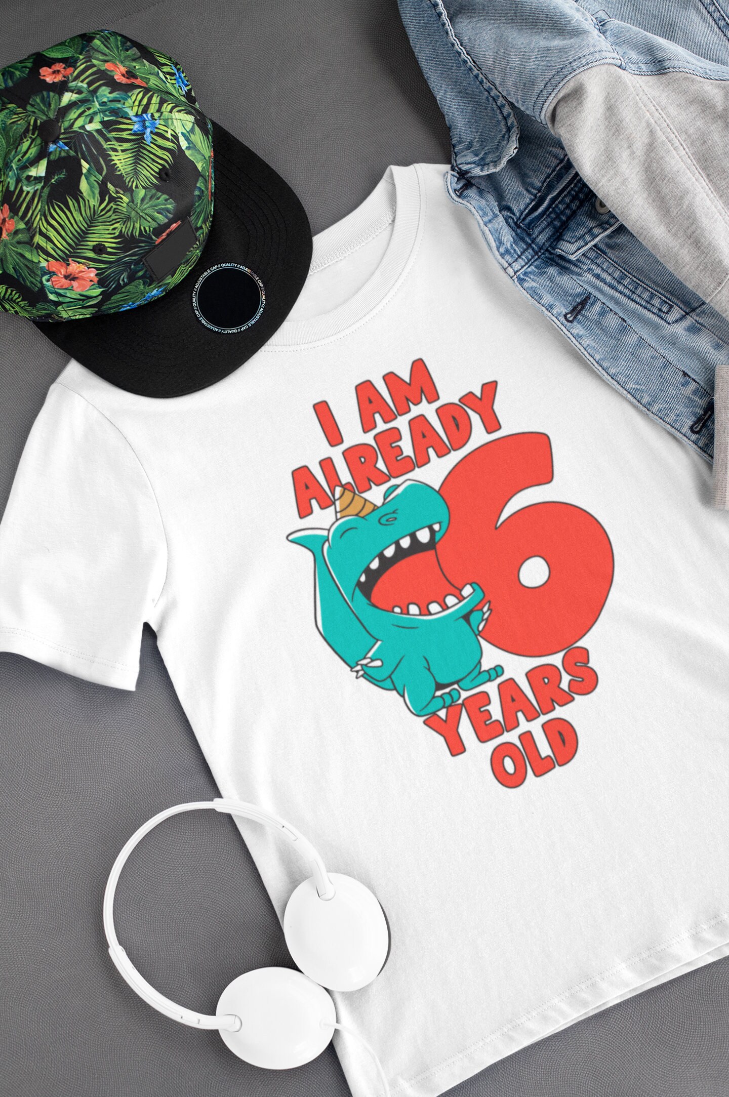 6. Geburtstag Shirt 6. Geburtstag Dino Geburtstag Shirt im Etsy.de