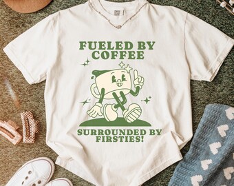 Back to School Teacher Shirt, First Day T-Shirt, Funny Teacher Gift, Happy to See Your Face, Custom Name Teacher T-Shirt