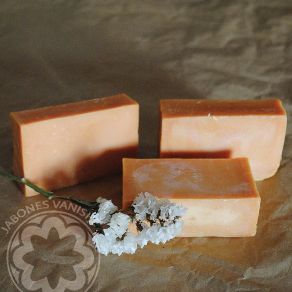 orange and cinnamon soap/aromatherapy/mango butter/family body soap/orange and cinnamon essential oil