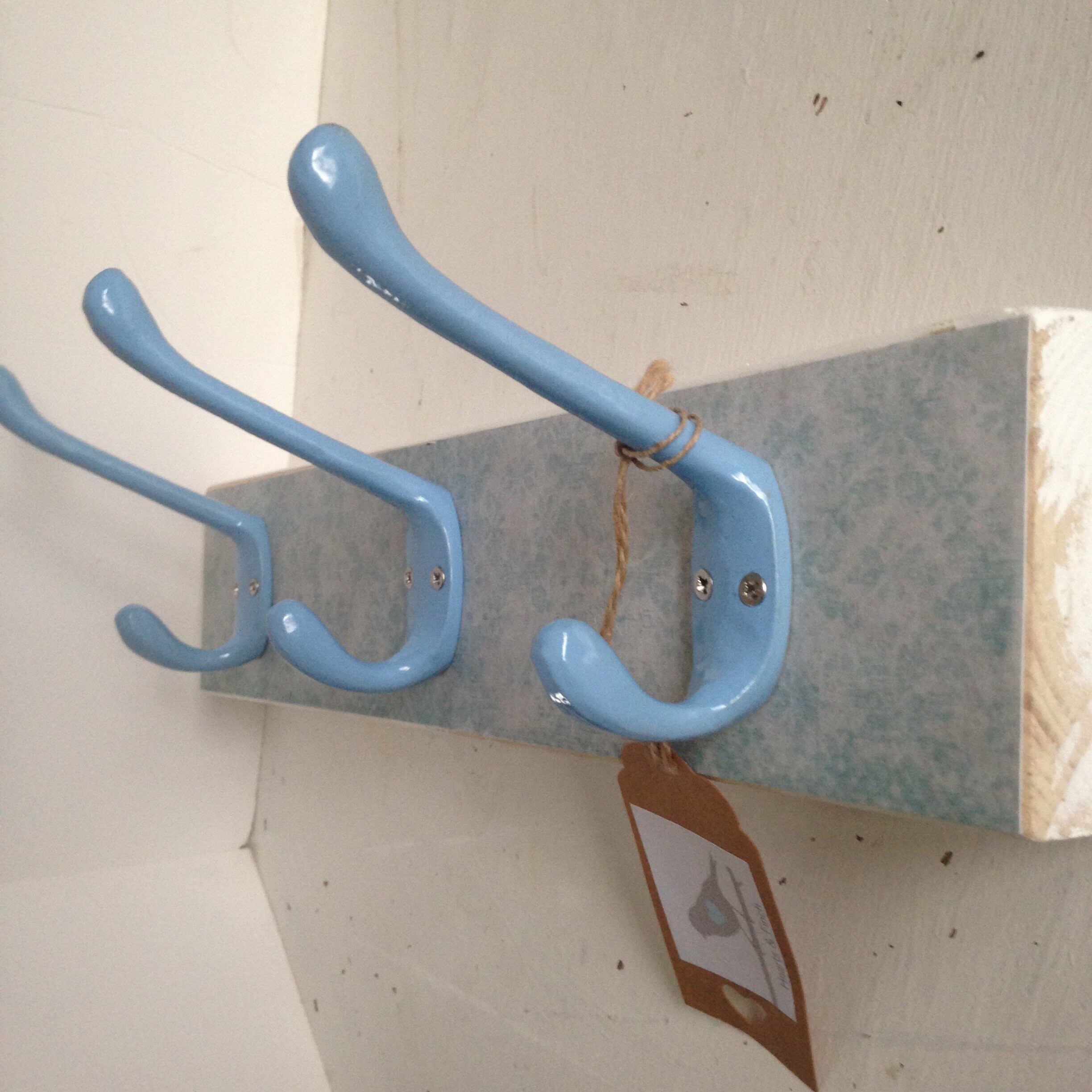 Chunky Rustic Entry Hall Coat Hooks in Wood With Triple Double Etsy UK