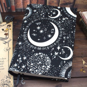 MagicMoon book cover for hardcover / paperbacks up to 21 cm book height image 1