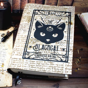 Buchhülle The Black Cat XII für Hardcover / Taschenbücher bis 22 cm Buchhöhe Bild 1