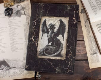 Dark Dragon book cover for paperbacks / hardcovers up to 22 cm book height