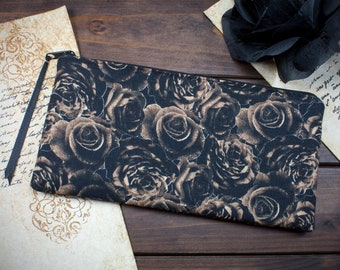 pencil case with roses "Nithya"
