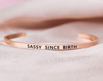 Sassy Since Birth Bracelet