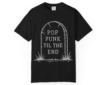 Pop Punk 'Til The End Grabstein vorne voll