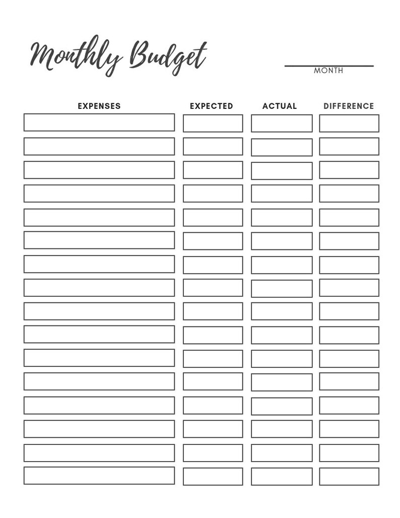 free printable budget sheet free printable budget sheet