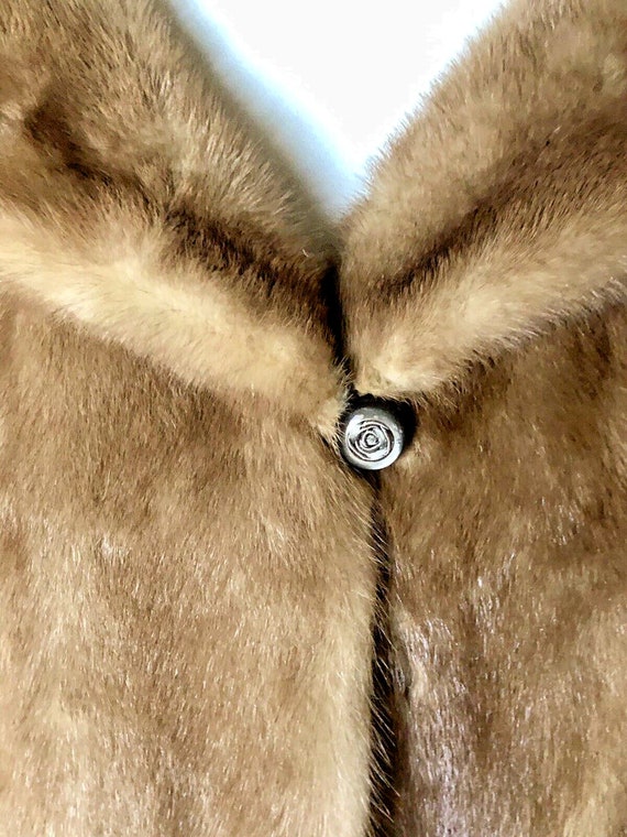 Vintage Mink Fur Coat~AUTUMN MIST~Custom Made~Sha… - image 4