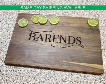 Tabla de cortar personalizada, Tabla de charcutería personalizada, Tabla de cortar personalizada, Tabla de quesos, Tabla de cortar grabada, Nogal, Arce