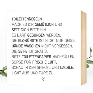 Bild Poster Toilettenregeln Verhalten Auf Toilette Wc Etsy