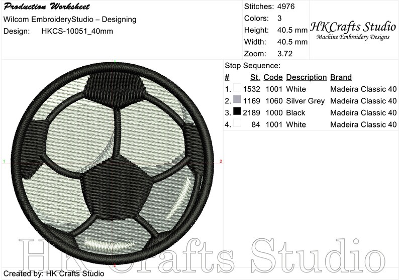 Soccer Ball Machine Embroidery Design 7 Sizes. Sports Etsy