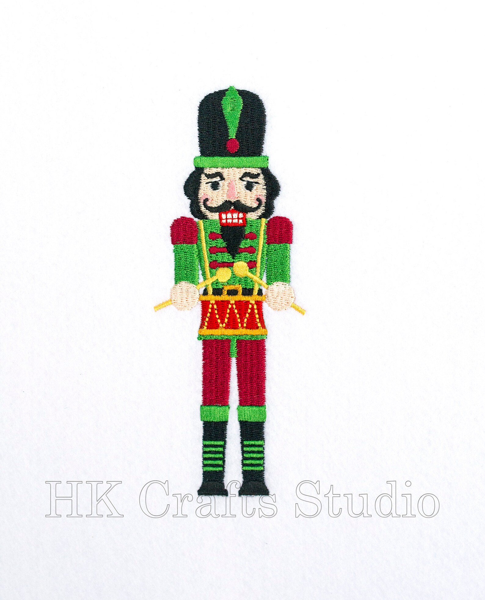 Nutcracker Christmas Machine Embroidery Design 4 Sizes. Xmas Etsy