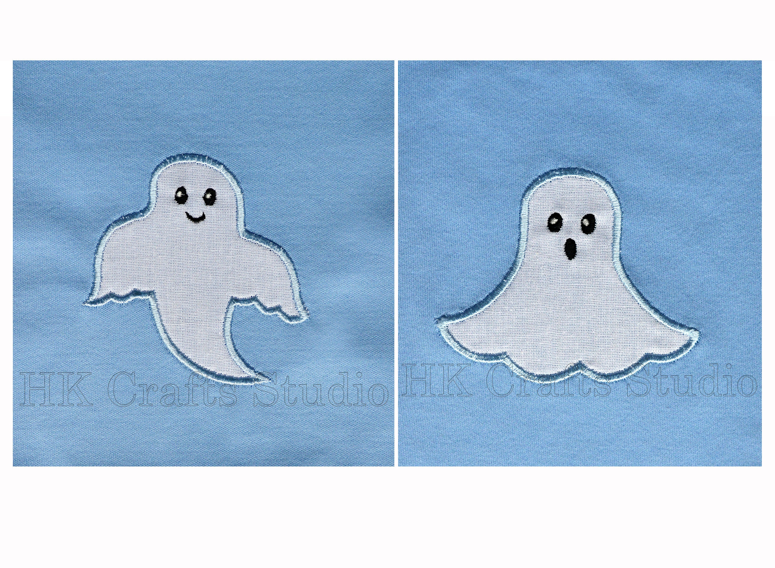 Cute ghosts applique machine embroidery design set 2 in 1 4  etsy Cute ghosts applique machine embroidery design set 2 in 1 4  etsy