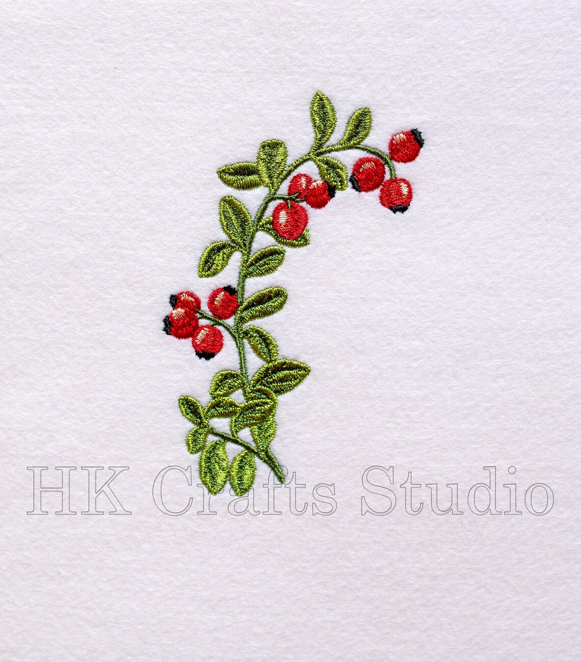 Сranberry Branch Machine Embroidery Design 2 sizes. Kitchen Etsy