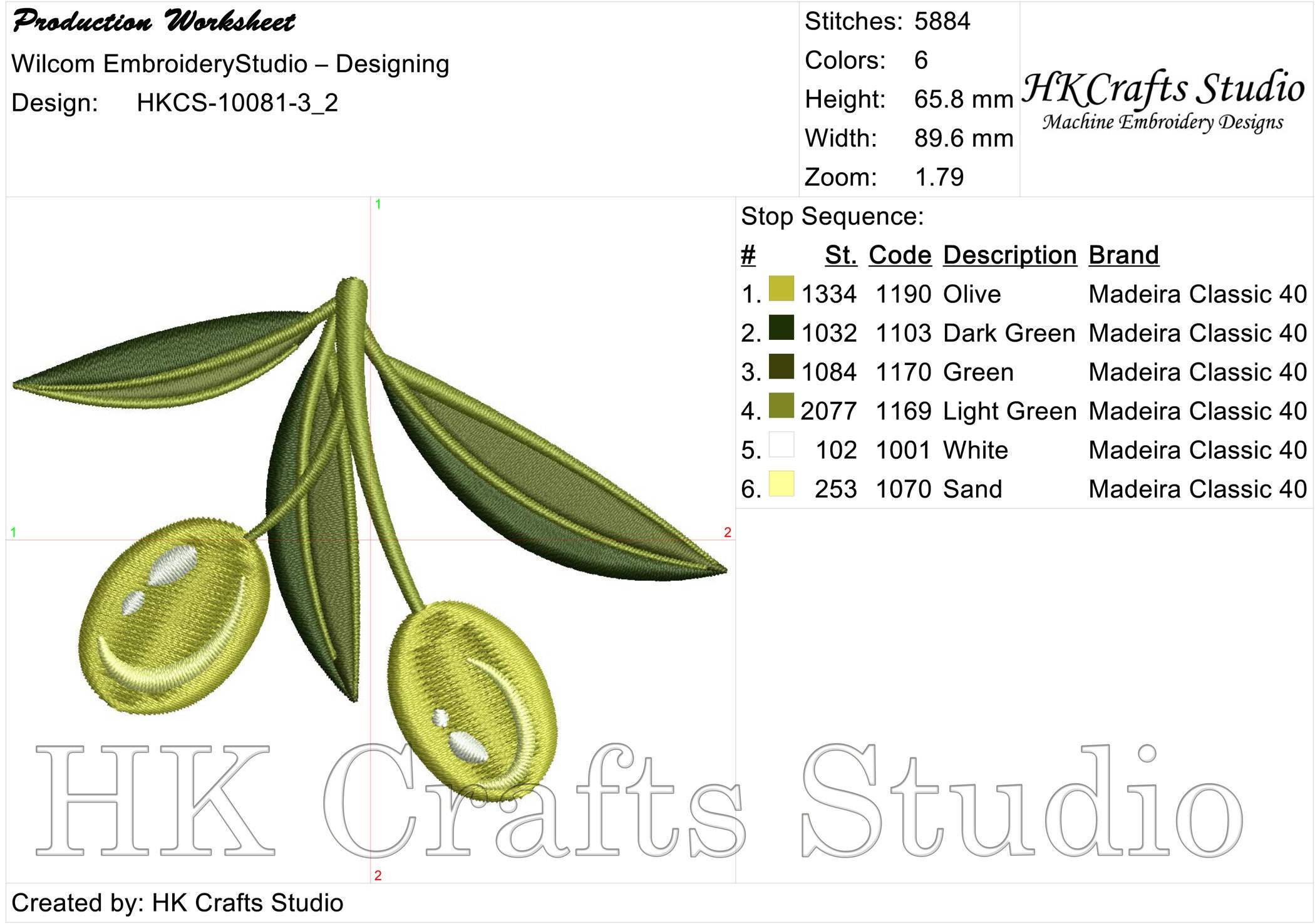 Green Olive Branches Machine Embroidery Designs set 3 sizes. Etsy