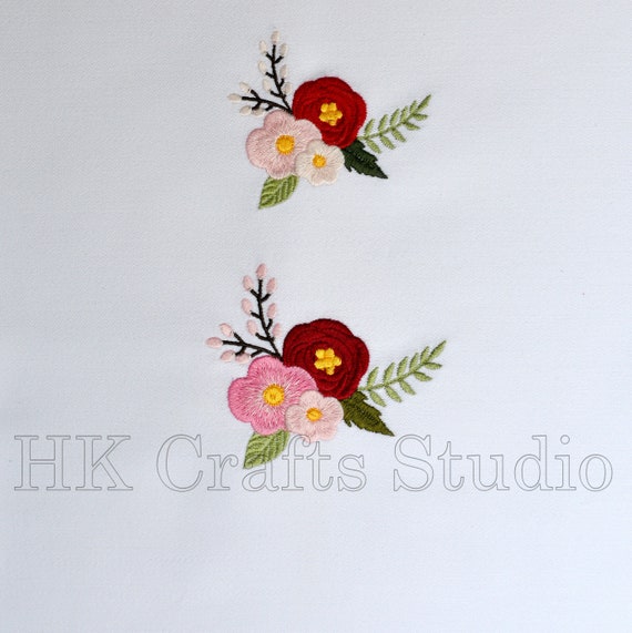 CARD machine embroidery designs jef files 4 janome 300e real FLOWERS 1
