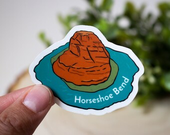 Horseshoe Bend Clear Sticker