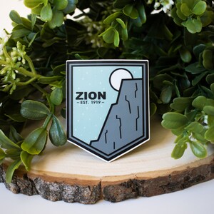 Noche de Zion / Parque Nacional Zion Pegatina