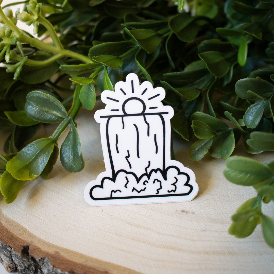 Chasing Waterfalls Sticker | Waterproof Dishwasher Safe and UV ...