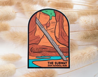 The Subway | Zion National Park Sticker