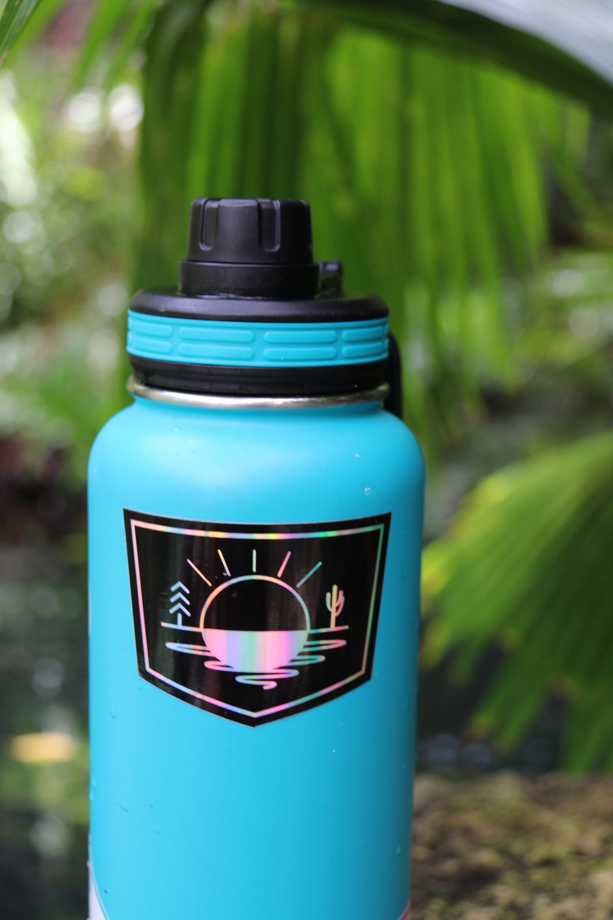 Reflection Holographic Sticker Hydro Flask Sticker Outdoor Etsy UK