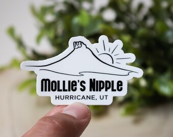 Mollie's Nipple Bold Sticker