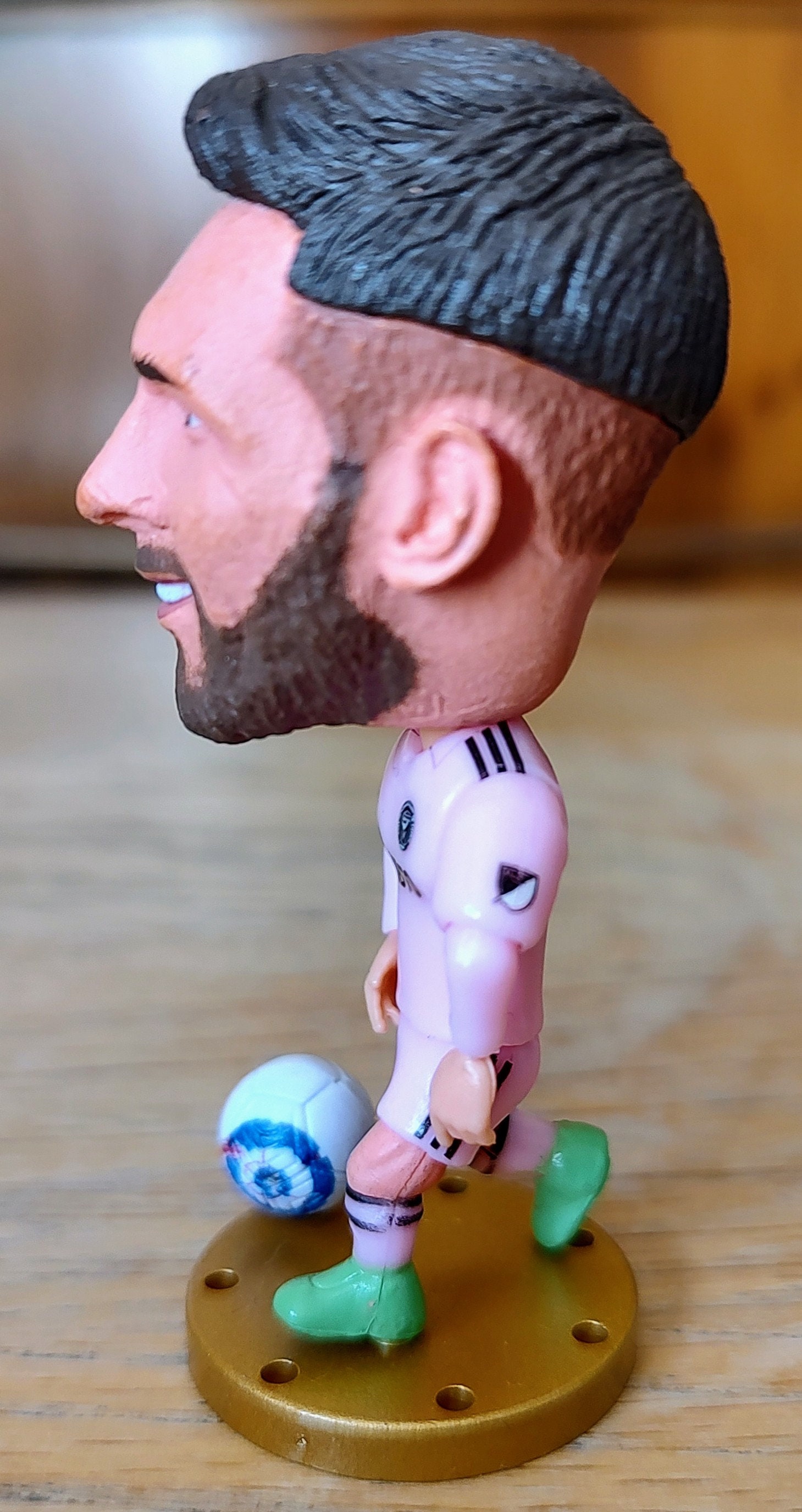 Brand New Design Mini Football Figure, Size 2.5, of Lionel Messi of