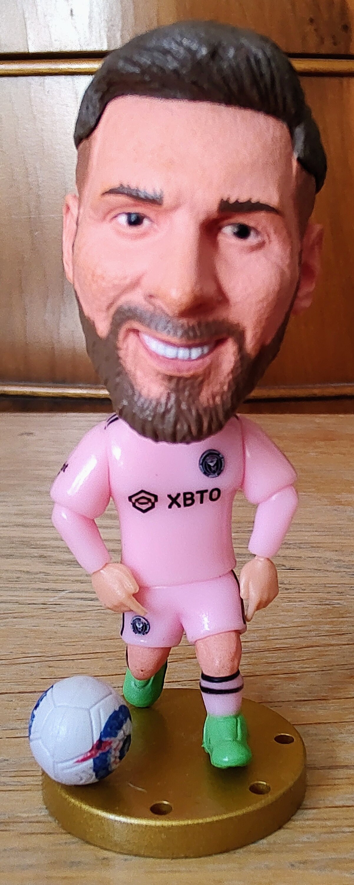 Brand New Design Mini Football Figure, Size 2.5, of Lionel Messi of