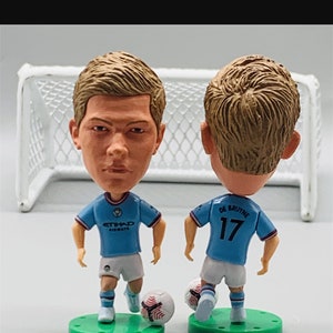 Nueva minifigura de fútbol de 2,5" de Kevin De Bruyne del Manchester City y Bélgica