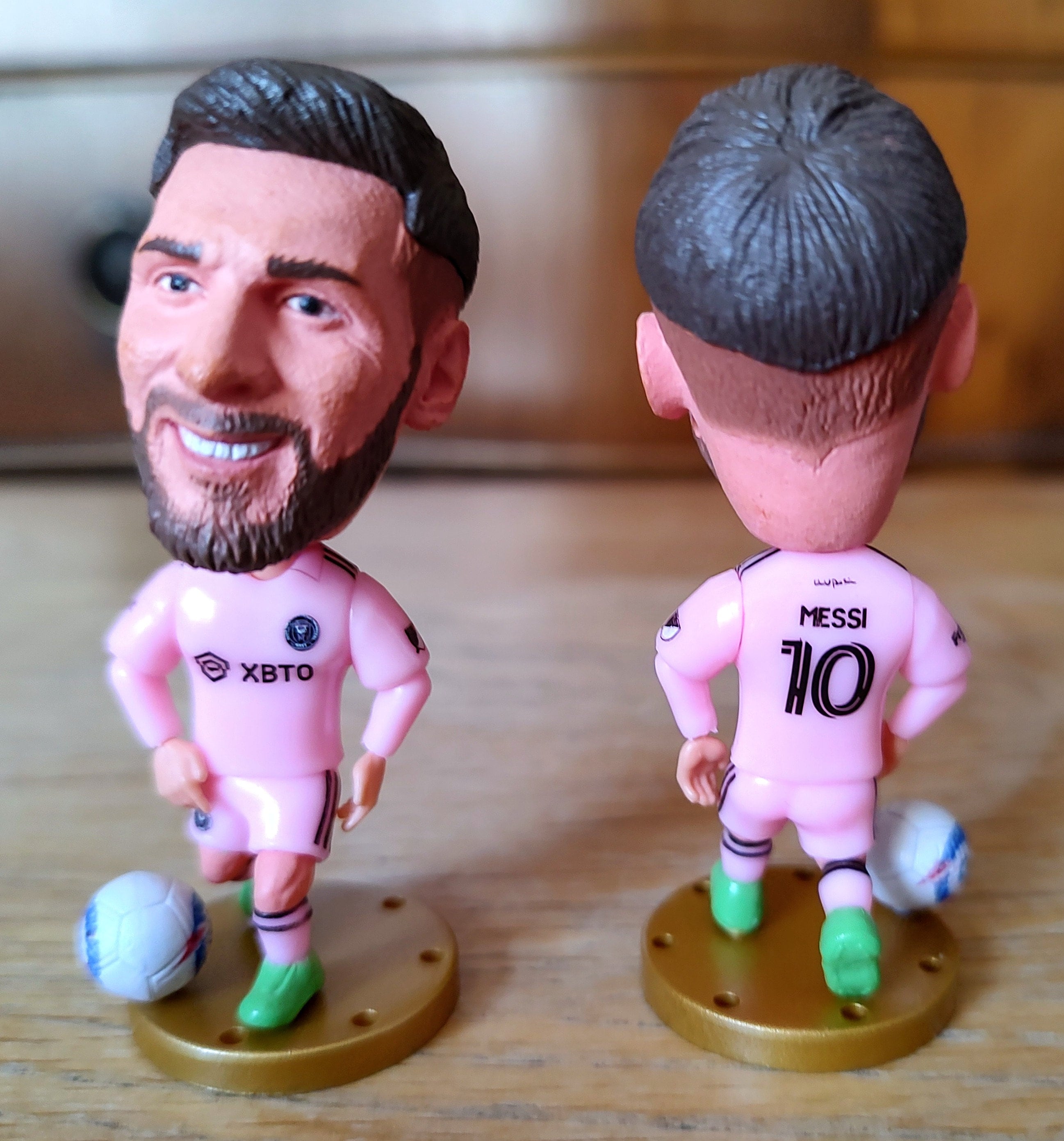 Brand New Design Mini Football Figure, Size 2.5, of Lionel Messi of