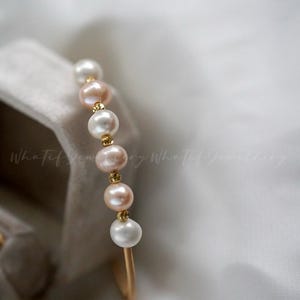 Genuine Pearl Cuff Bracelet