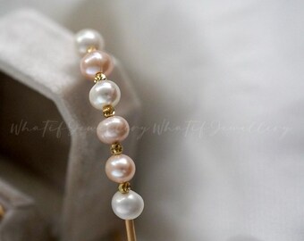 Brazalete de perlas genuinas