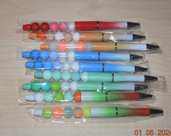 Pearl pen pearl ballpoint pen ballpoint pen pearls silicone beads gift