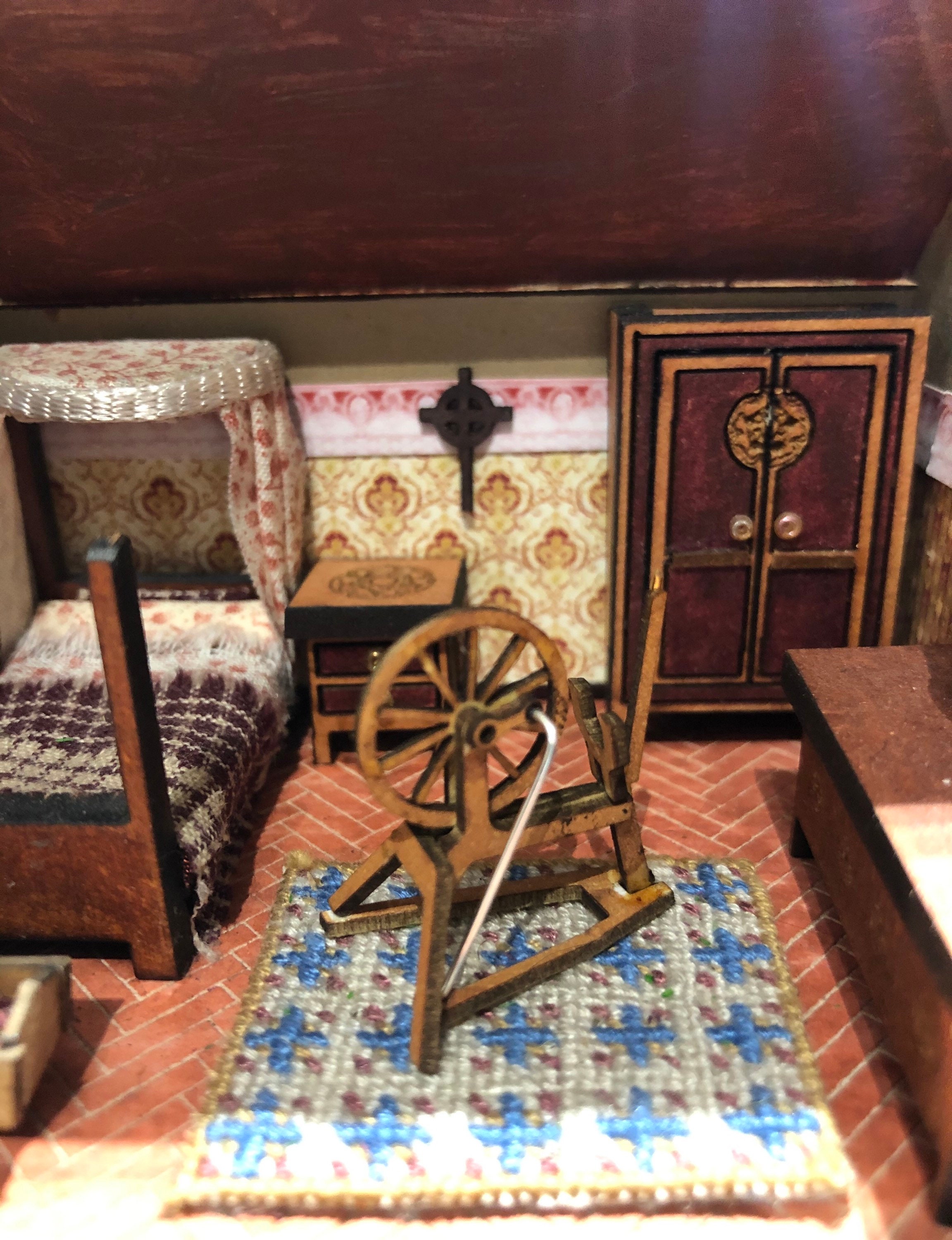 1/48th Kit Spinning Wheel Quarter Scale Etsy UK