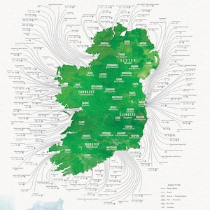Digitale Datei von Badestellen in Irland