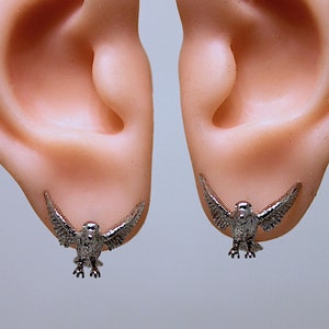 Bird themed earrings - C