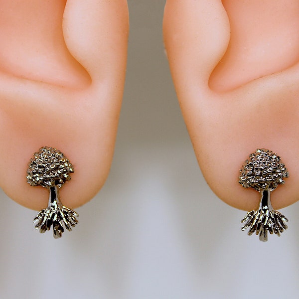 Boucles d'oreilles Arbre de Vie - Symbole de naissance et de renaissance, de solidité et de richesse