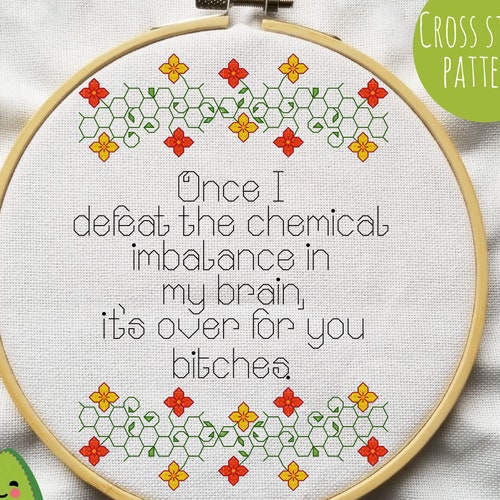 It's Okay to Be Not Okay Cross Stitch Mental Health Cross Etsy