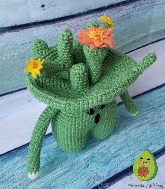 Succulent Cactus Gigantender Amigurumi 