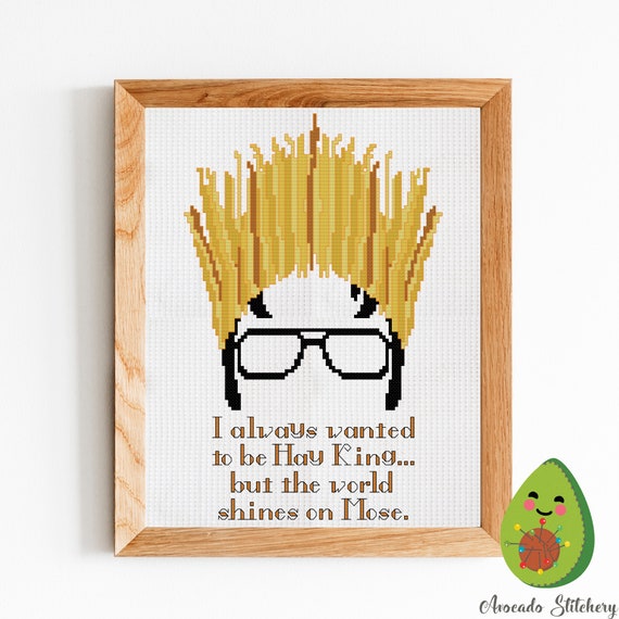 Dwight Schrute Hay King The Office — Avocado Stitchery