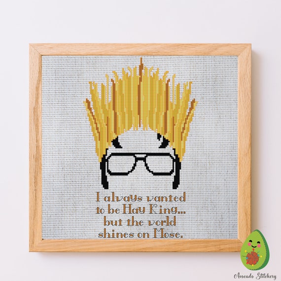 Dwight Schrute Hay King The Office — Avocado Stitchery