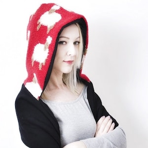 Hood and scarf, 2in1, BAA-LAMB HOOD image 1