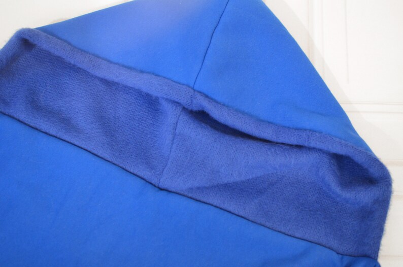 Hood and scarf, 2 in 1, BLUE TEDDY HOOD image 8