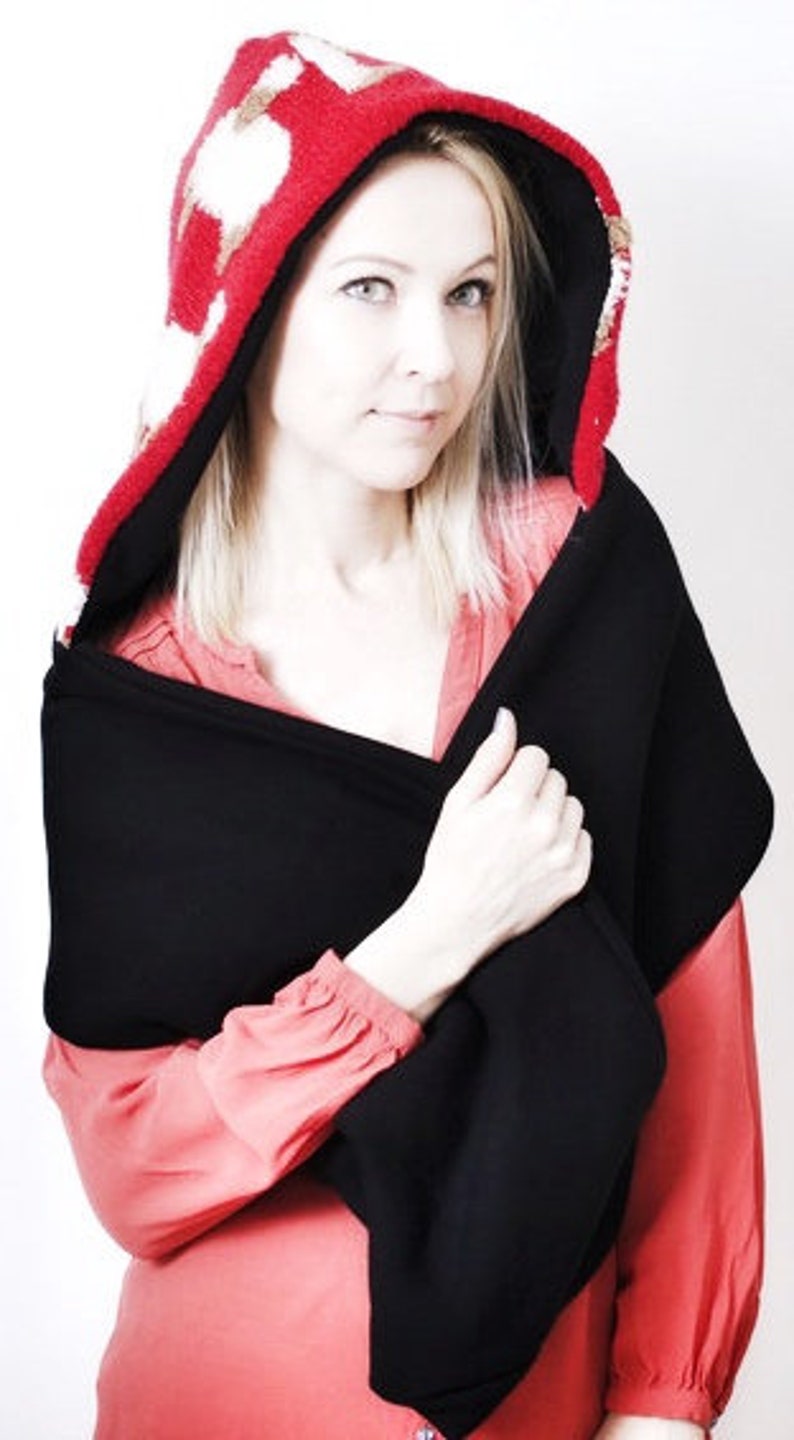 Hood and scarf, 2in1, BAA-LAMB HOOD image 3