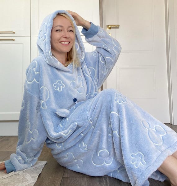 The Cocoonie – Oversized Hoodie Blanket, Plush, Glow in the Dark
