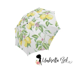 Lemon umbrella, Lemon lover fruit rain umbrella for women