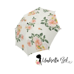 Beautiful Rose umbrella, rain umbrella, rose, rain umbrella, pretty umbrella, girl umbrella, umbrella for women, gift for her