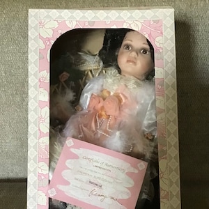 Rose collection porcelain doll hot sale