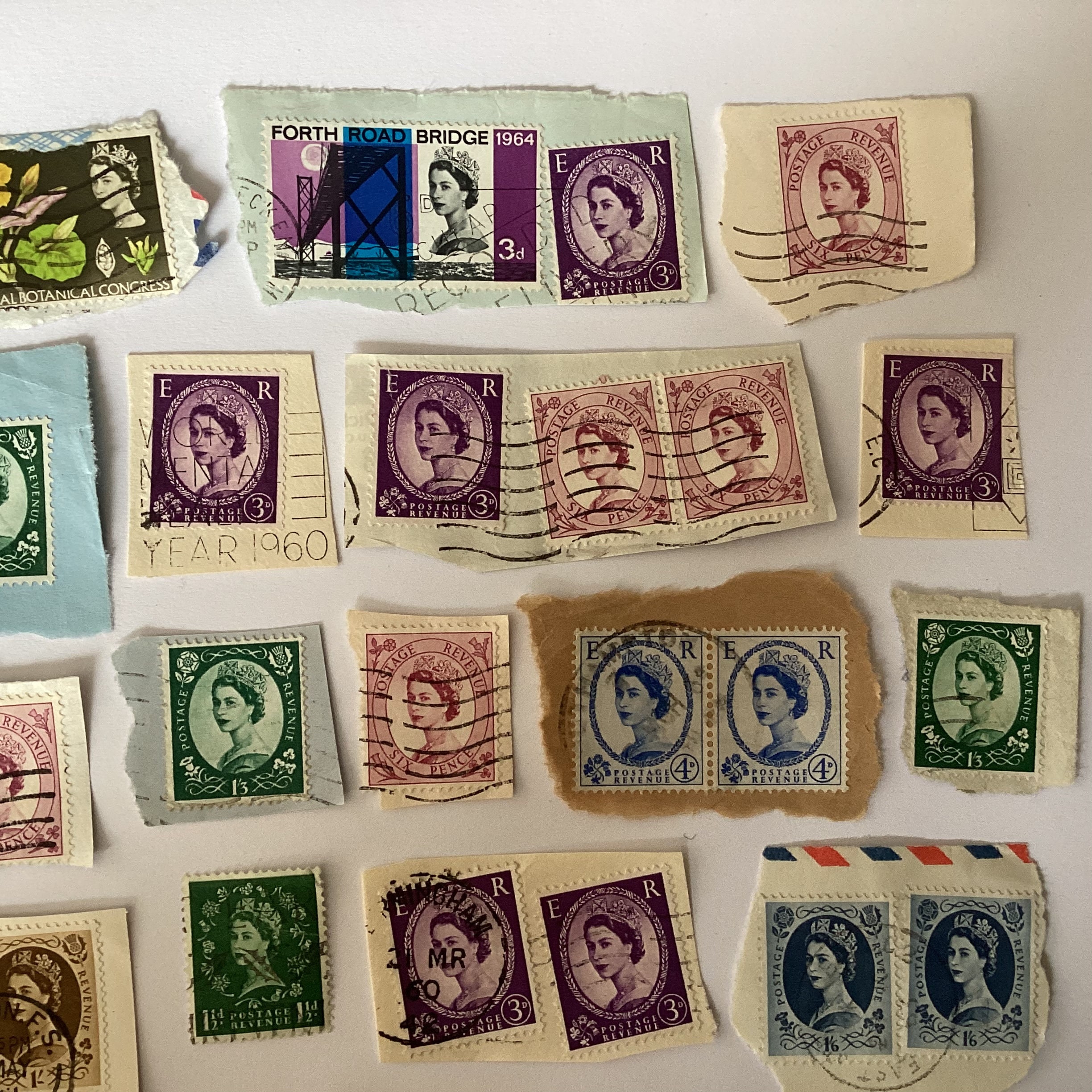 コレクション ANTIQUE STAMPS/POSTCARDS Vintage Postage Stamp Digital Download - Set of 51 Antique