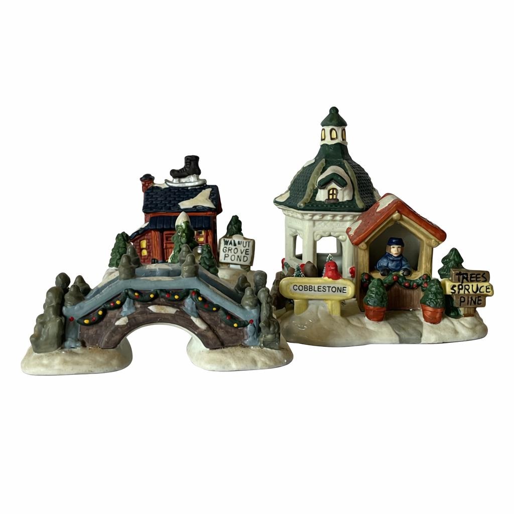 Vintage Ceramic Christmas Village Set - Etsy - Page 3